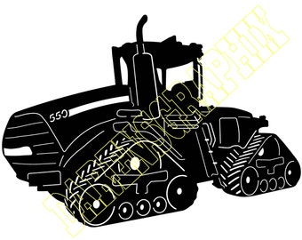 DXF File "Case IH 550 Quadratrack"