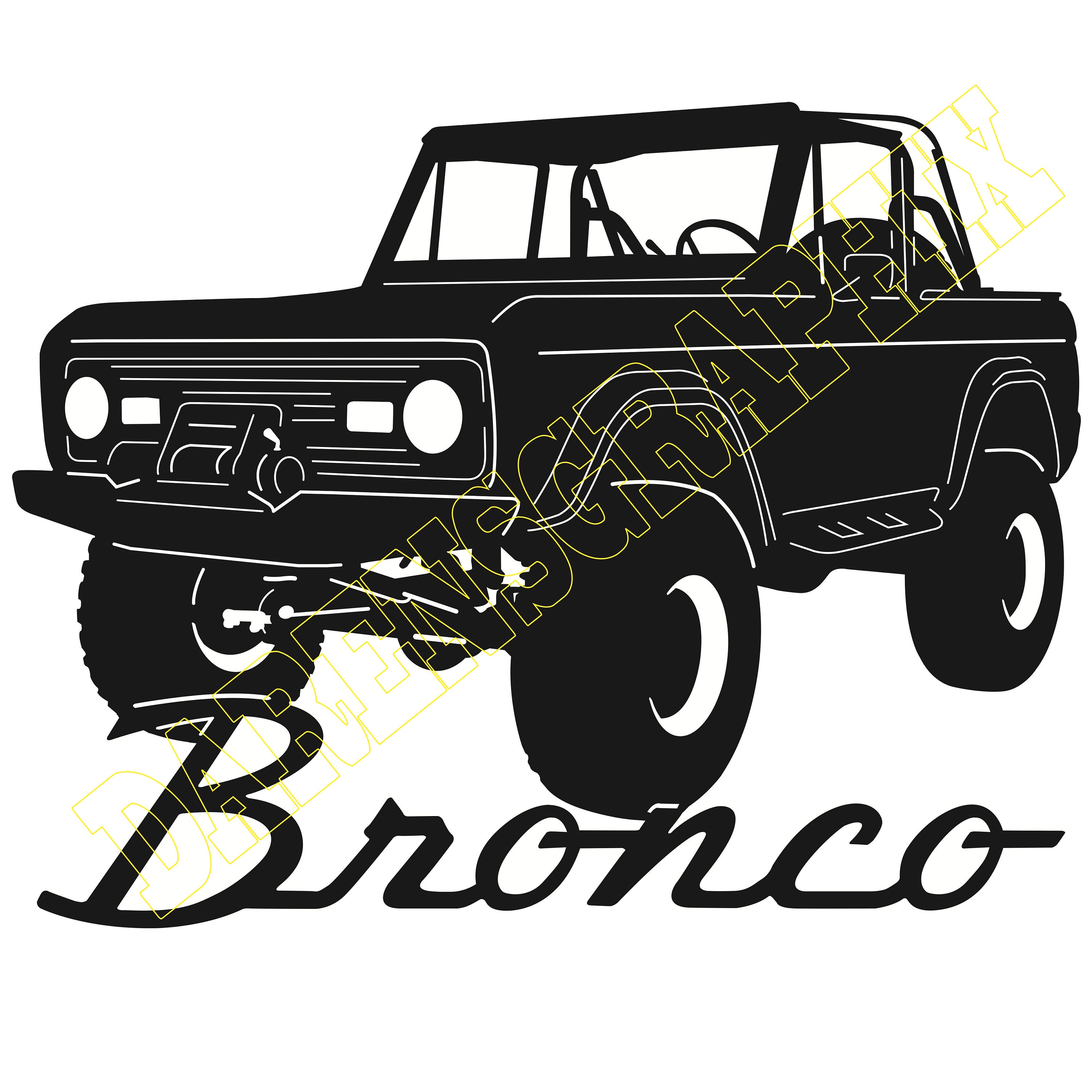 Ford Bronco Clipart