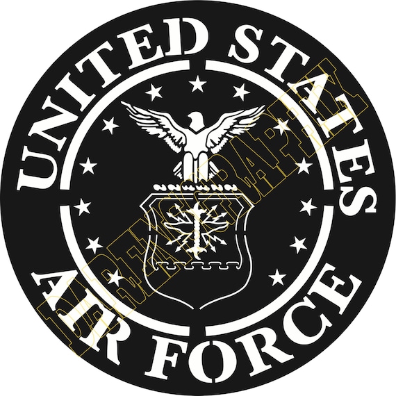DXF File air Force - Etsy