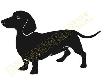 DXF Datei "Weiner Hund"