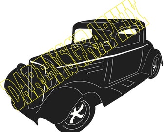 DXF File "34 Cheverolet Coupe"