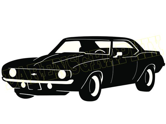 DXF-Datei 69 Camaro II | Etsy
