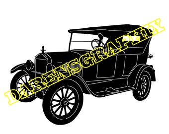 dxf file of a model T for use with a cmc plasma cutter