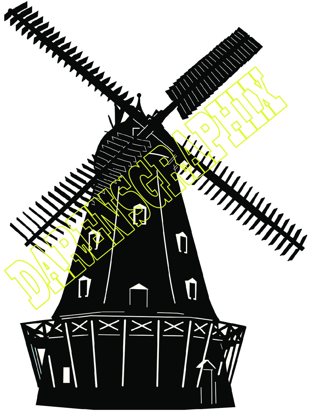 WINDMILL DXF - Etsy