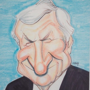 UNC  caricature PRINTS 8 x 10