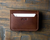 Personalized Fine Leather Bifold Money Clip Wallet- Money Clips -Card Wallet -Men 39 s Wallets - The Gates - Gift for Him,Gifts for Grads