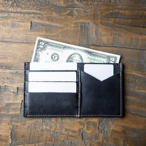 Personalized Full Grain Leather Clutch Purse Handbag Wallet- The Betty Jean w/ Insert bild 8