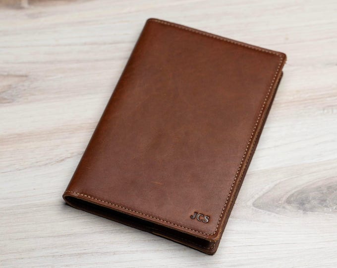 Personalized Full Grain Leather A5 Journal- The Scholar