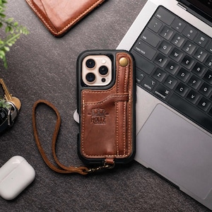 Gift For Her/Him-Phone Case For iPhone-Custom Leather-Wallet Kickstand And Loop-The Switch 4-In-1 Leather Case for iPhone