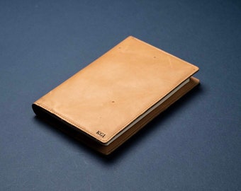 Tan Cowhide - A5 Leather Journal - High Character (One-Of-A-Kind) Notebooks - 192 pages 8.75” x 6.25”