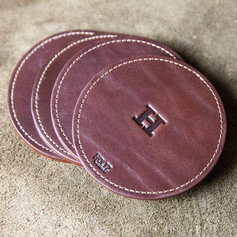 HoltzLeather Farm House Coasters - Thumbnail 2
