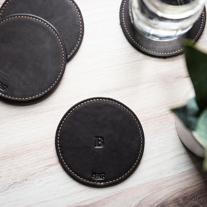 HoltzLeather Farm House Coasters