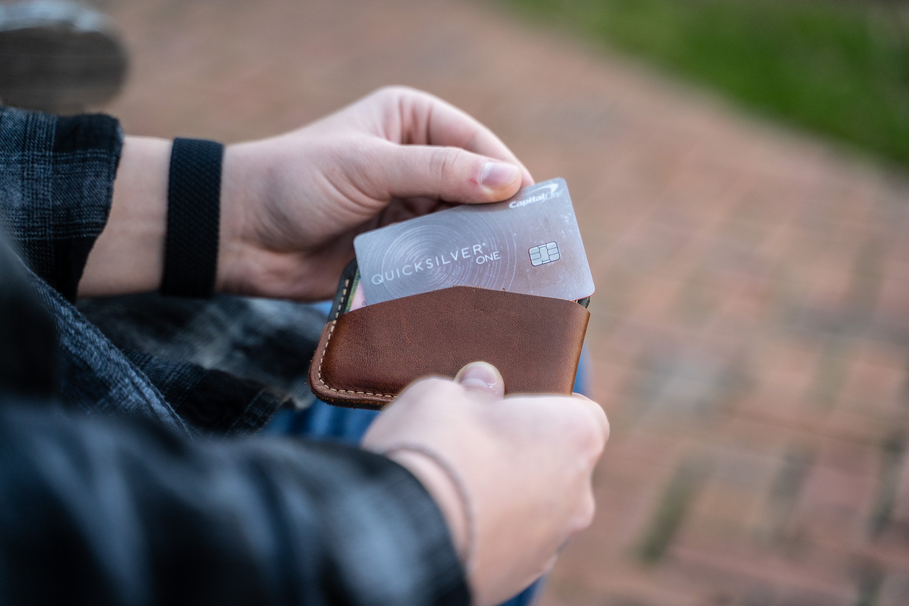 Gifts for Him- Minimalist Wallet-Personalized Leather Front Pocket Wallet-Compact and Slim Full Grain Leather-Christmas-The Charleston