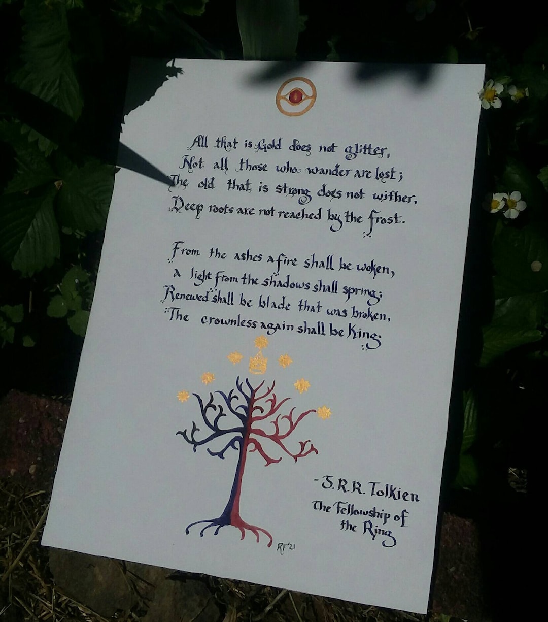 The Riddle of Strider, Art Print (J.R.R. Tolkien, the Fellowship of the ...