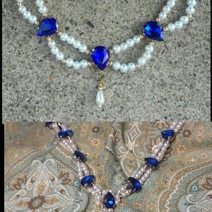 Custom Gemstone Belt and Necklace set