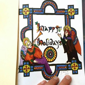 Holiday Card-Celtic Angels