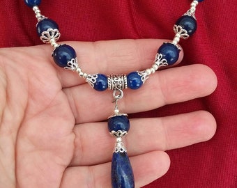 Lapis and Silver Necklace