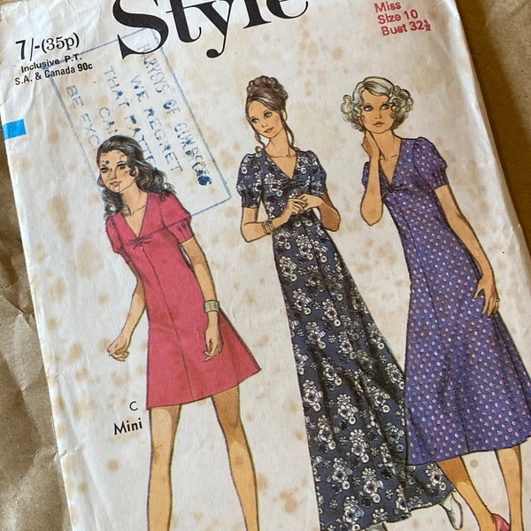 Maxi Dress Pattern - Etsy UK