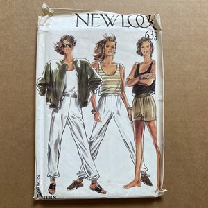 Vintage 90s New Look Sewing Pattern: Oversized Bomber Jacket, Loungewear (Size 8-16)