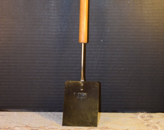 Androck Stainless Steel Spatula Vintage Grilling Spatula Wood Handle
