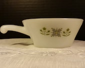 Anchor Hocking Fire King Meadow Green Soup Bowl Handle Vintage Milk Glass Chili Soup Bowl Ramekin Anchor Hocking Milk Glass Soup Bowl
