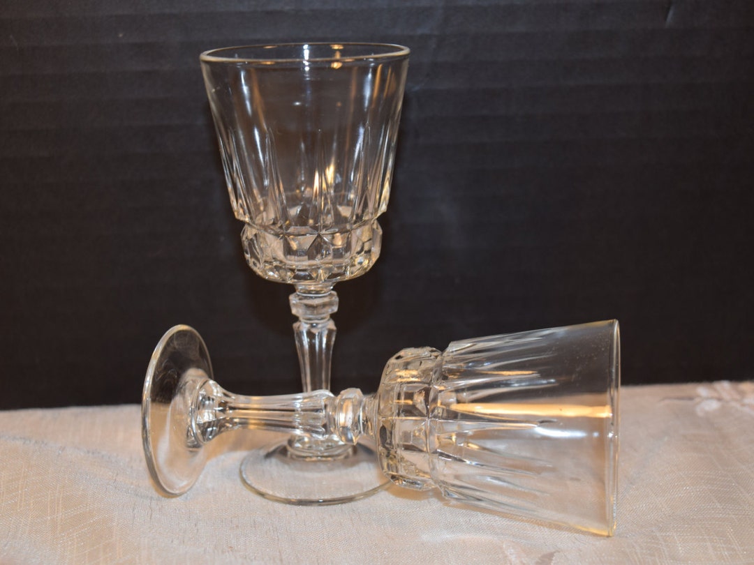 Crystal Cordial Glasses Vintage Crystal Stemware Crystal Wine Glasses
