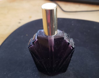 Vintage Elizabeth Taylor Passion Perfume Purple Bottle Elizabeth Taylor Passion Eau de Toilette Spray Purple Glass Bottle Decor