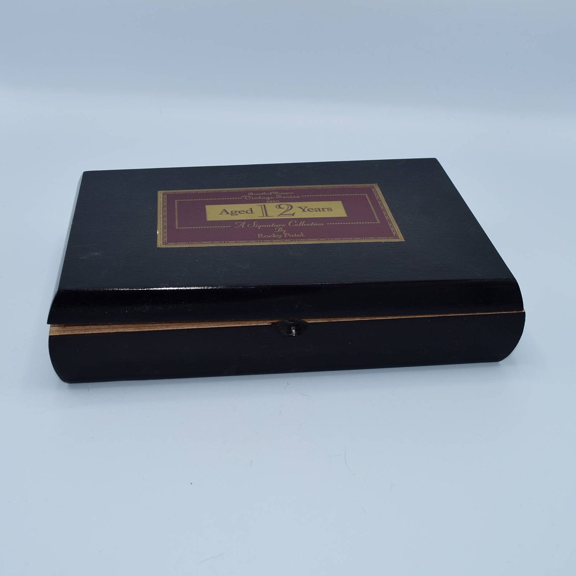 Rocky Patel Cigar Box Wooden Box Tobacco Box Stash Box Etsy
