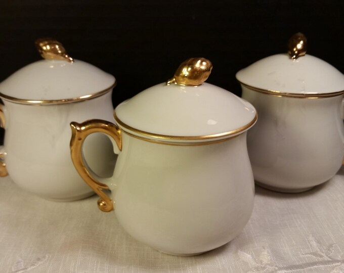 Jsc Pot De Creme Chocolate Cups Vintage Pots De Creme Set of 3