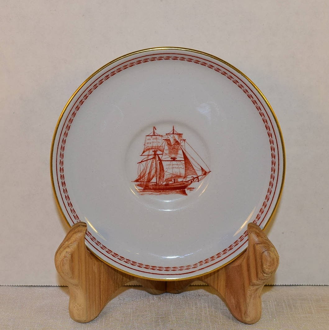 Copeland Spode Trade Winds Saucer Vintage Fine Stone English Large ... Copeland Spode Trade Winds Saucer Vintage Fine Stone English Large ...