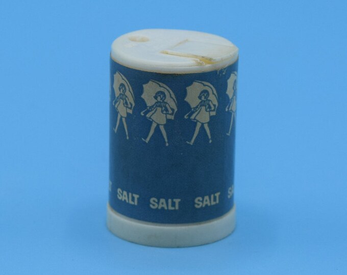 Morton Mini Salt Shaker Vintage Miniature Salt Can Individual Salt