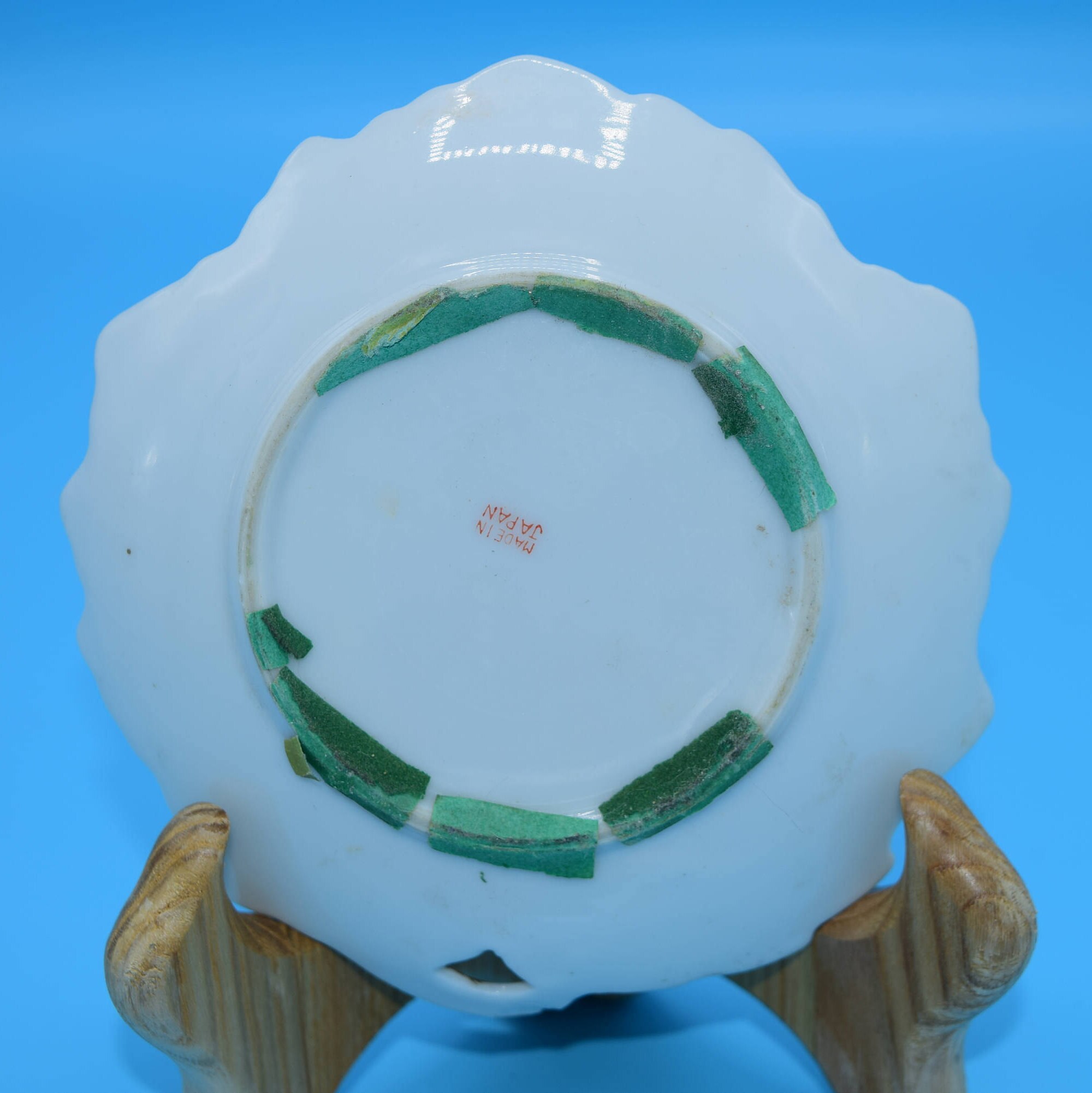 Japan Rose Snack Plates Set of 2 Vintage Leaf Shaped Bon Bon Etsy