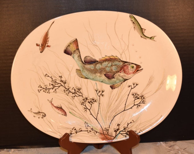 Johnson Brothers Fish 14 Platter Vintage free Etsy