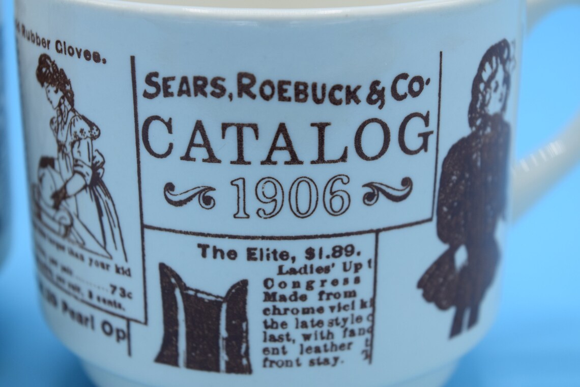 FREE SHIPPING Sears Roebuck and Co Catalog 1906 Coffee Cups Etsy