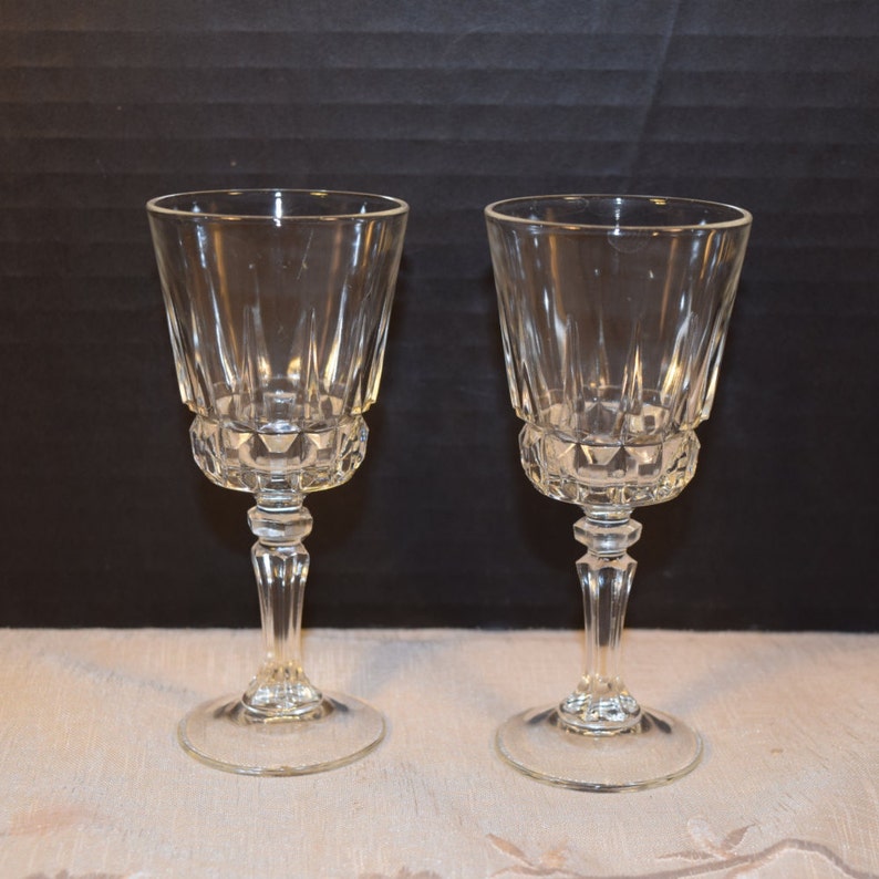 Crystal Cordial Glasses Vintage Crystal Stemware Crystal Wine Etsy