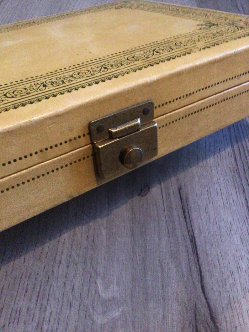 Vintage Mele Jewelry Box Etsy