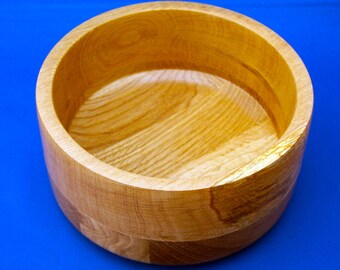 Oak Bowl - combined Oak piece- Oak (top) Segmented Oak (Bottom)  - SALE ITEM - wooden bowl