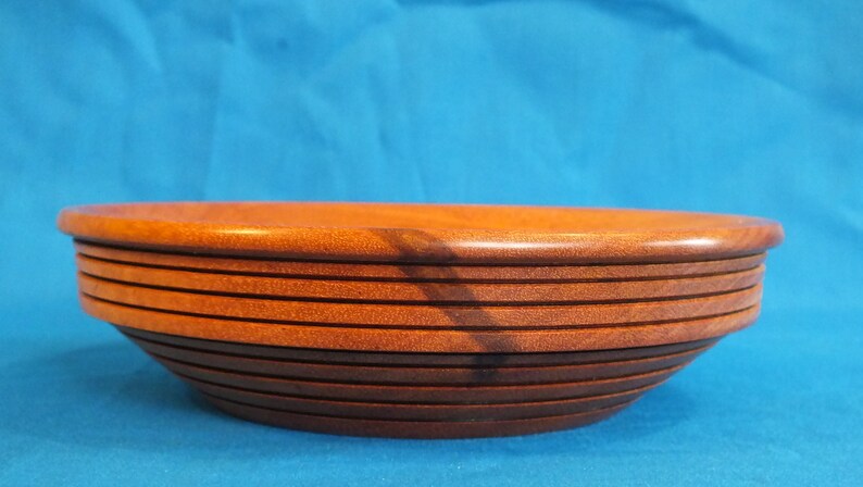 Tigerwood Gonçalo alves Bowl nice grain and colour SALE ITEM wooden bowl image 4