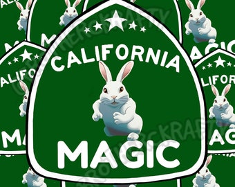 California Magic 3” vinyl Goose sticker