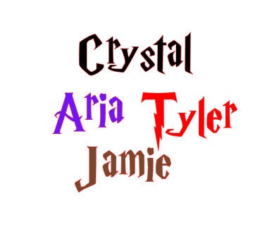 Harry Potter Inspired personalized name decal for yeti , laptop , cel…