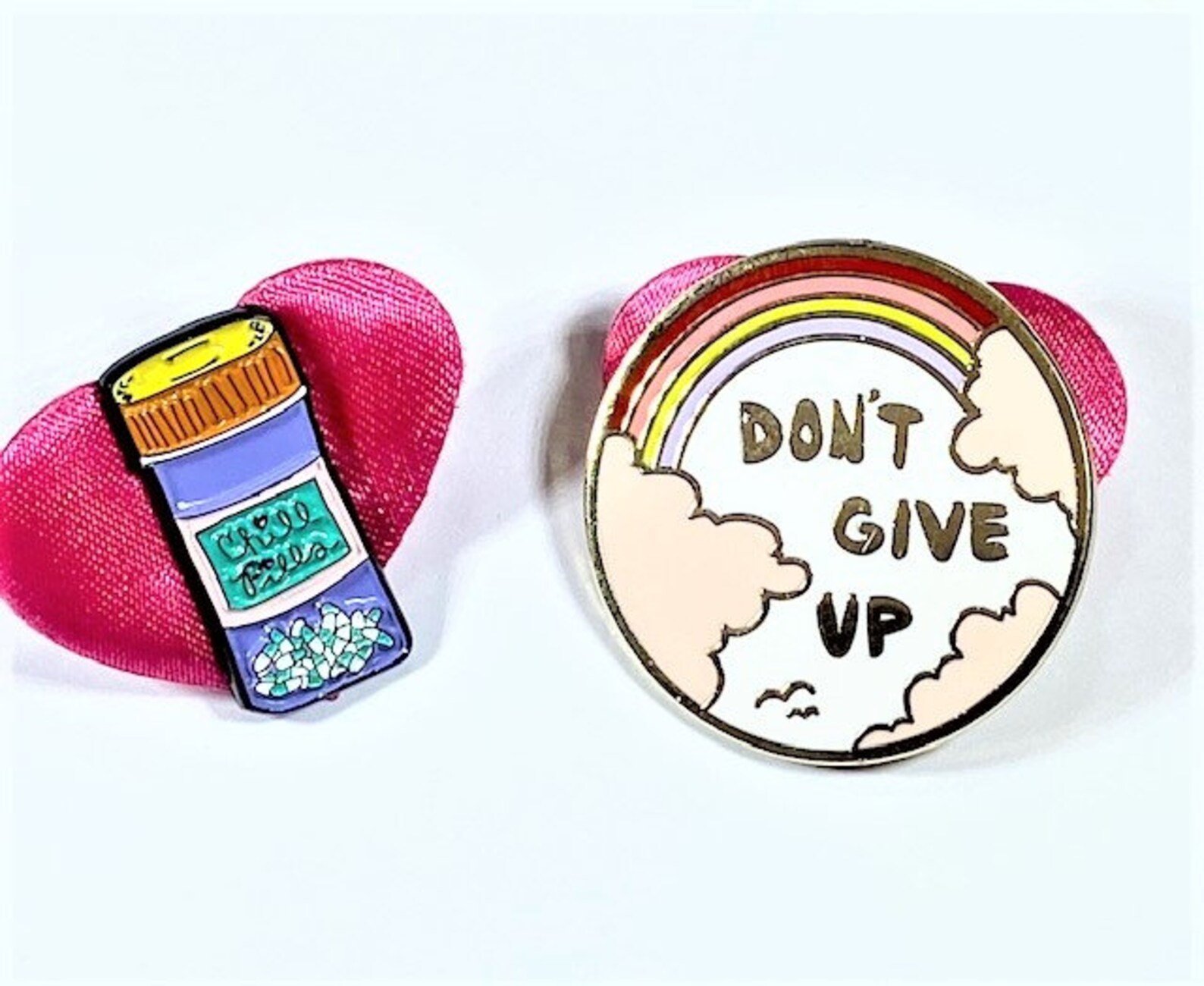 Enamel Pins Uk Bulk Buy Pin Badge Box Positive Message Etsy