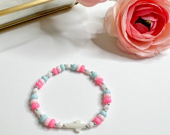 Easter Cross Bracelet