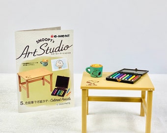 Re-Ment Peanuts Snoopy’s Art Studio Blind Box #5 - Colored Pencils