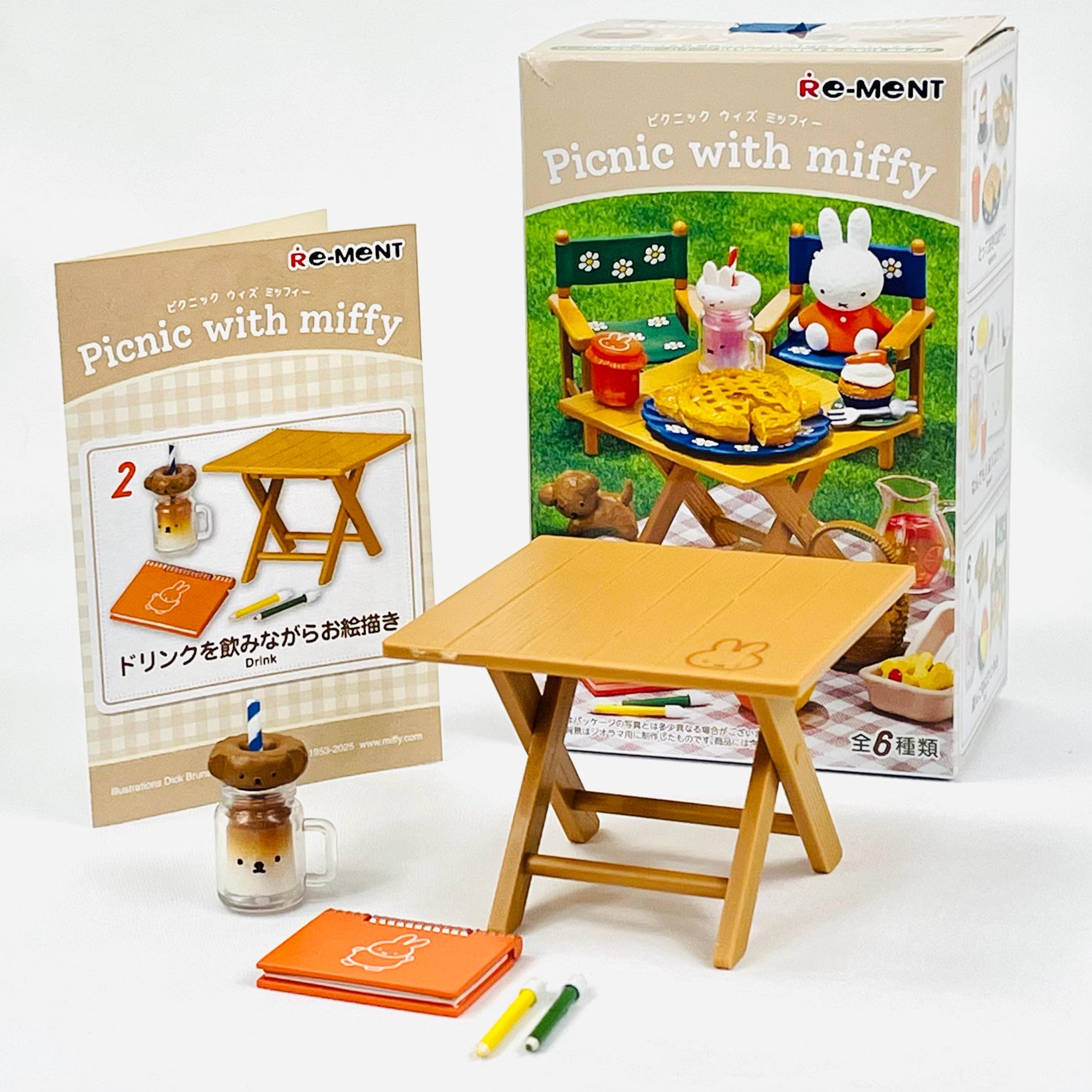 Re-ment 2025 Miffy Picnic: Drink Set Box #2 - Etsy