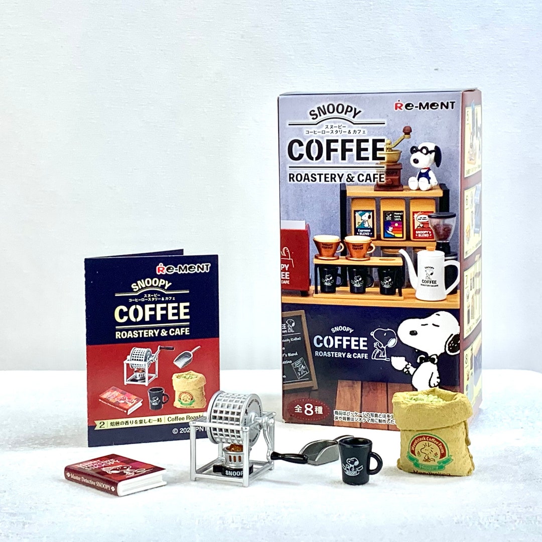 rama　ＳＮＯＯＰＹＣＯＦＦＥＥ ＲＯＡＳＴＥＲＹ＆ＣＡＦÉ ＢＯＸ Re-ment Peanuts SNOOPY COFFEE ROASTERY & CAFE Complete Box