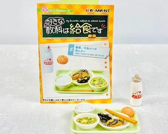 Set de almuerzo escolar en miniatura Re-ment: Tapa defectuosa, caja n.° 5
