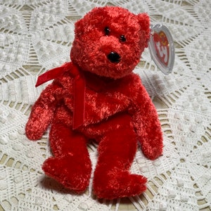 Vintage 2001 TY Beanie Babies SIZZLE w/Hang Tag Errors & Inner Loop No 4D63G978