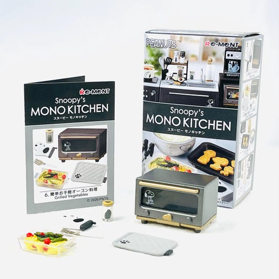 Re-ment 2026 Peanuts Snoopy's Mono Kitchen: Grilled Vegetables