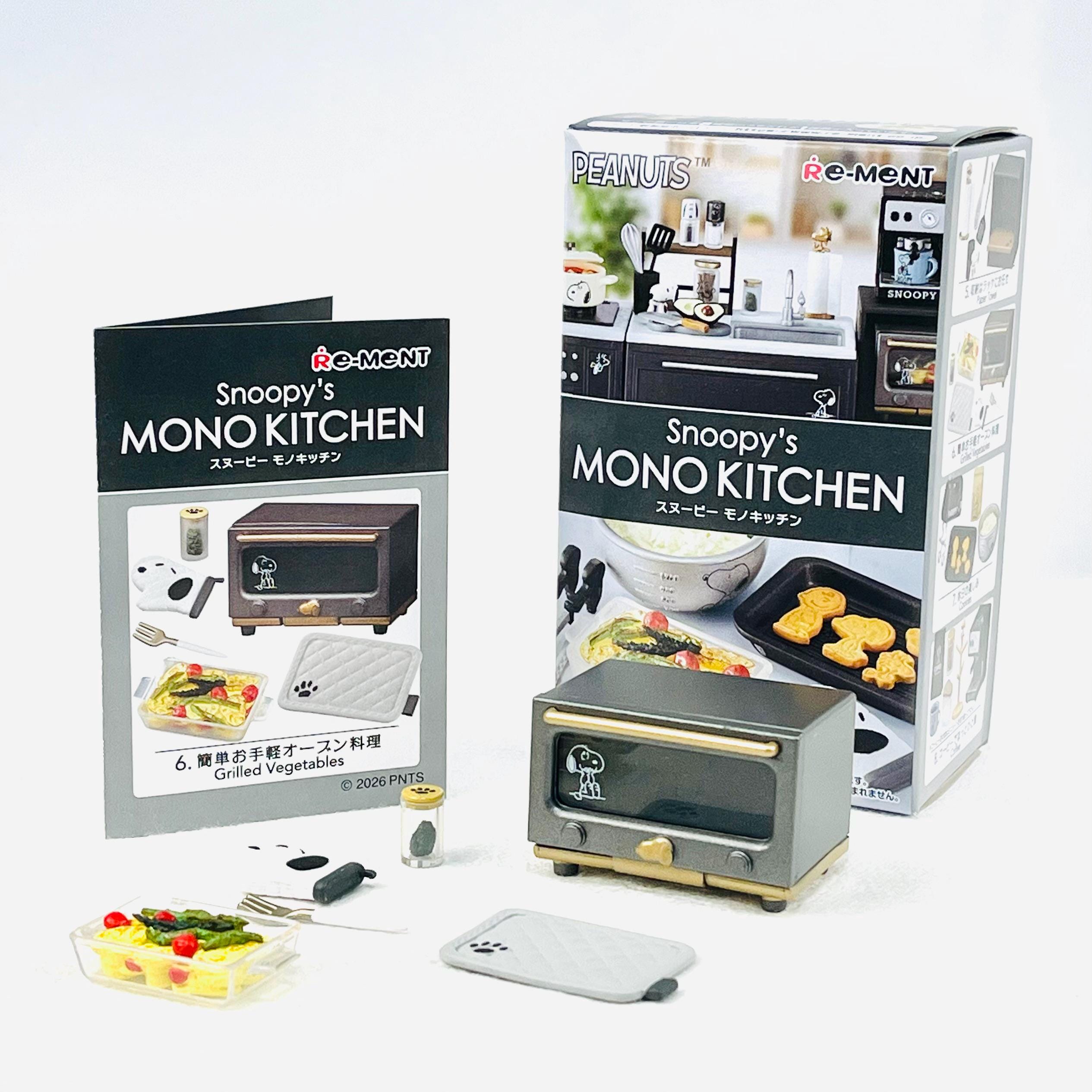 Re-ment 2026 Peanuts Snoopy's Mono Kitchen: Grilled Vegetables