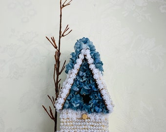 Miniature Enchanted Fairy Garden Doll House - Winter